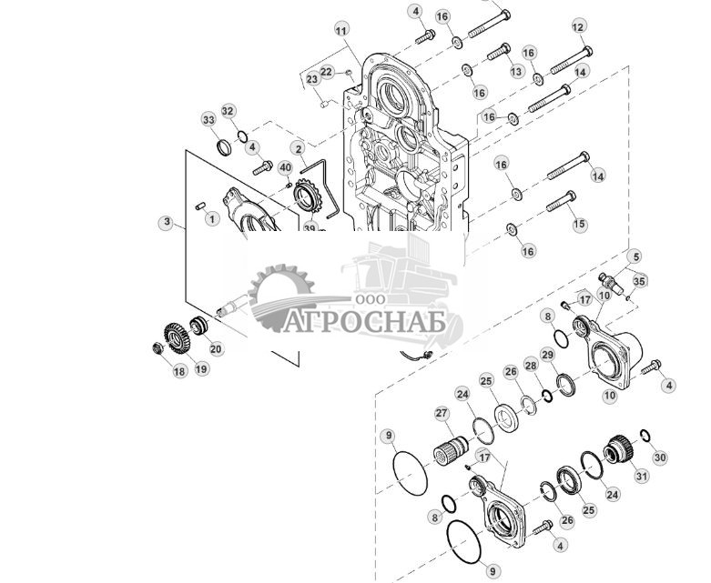 Корпус трансмиссии (передняя часть) - ST395430 544.jpg